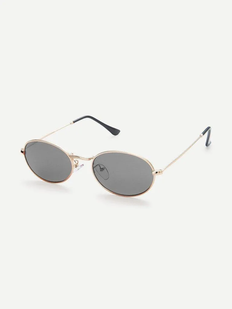 Retro Oval Sunglasses