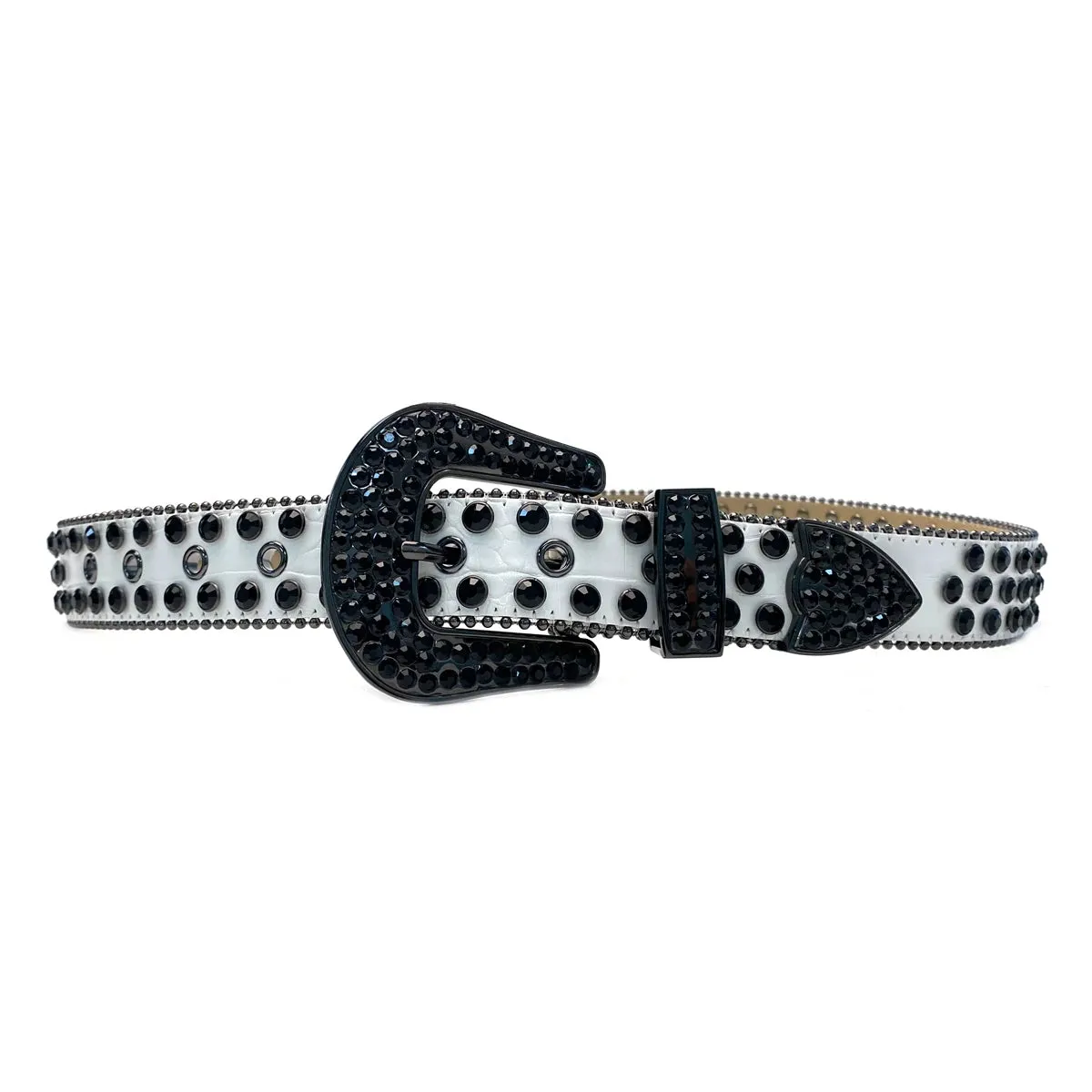 Rhinestone Women's Belt Western Shiny Rivet Design Y2K Style Belt