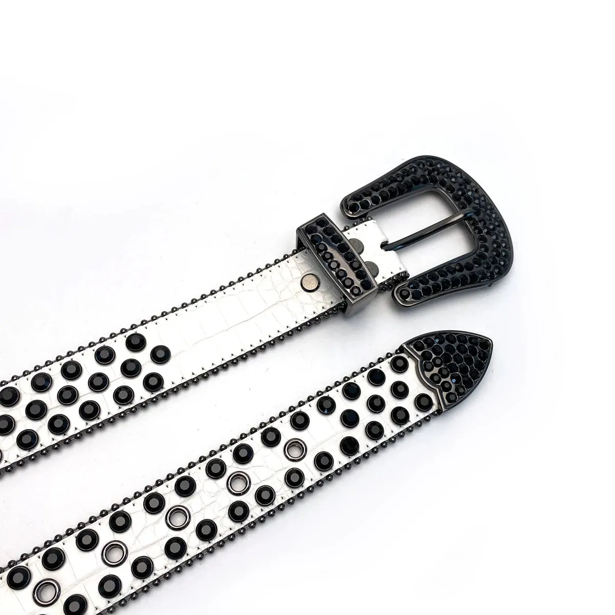 Rhinestone Women's Belt Western Shiny Rivet Design Y2K Style Belt