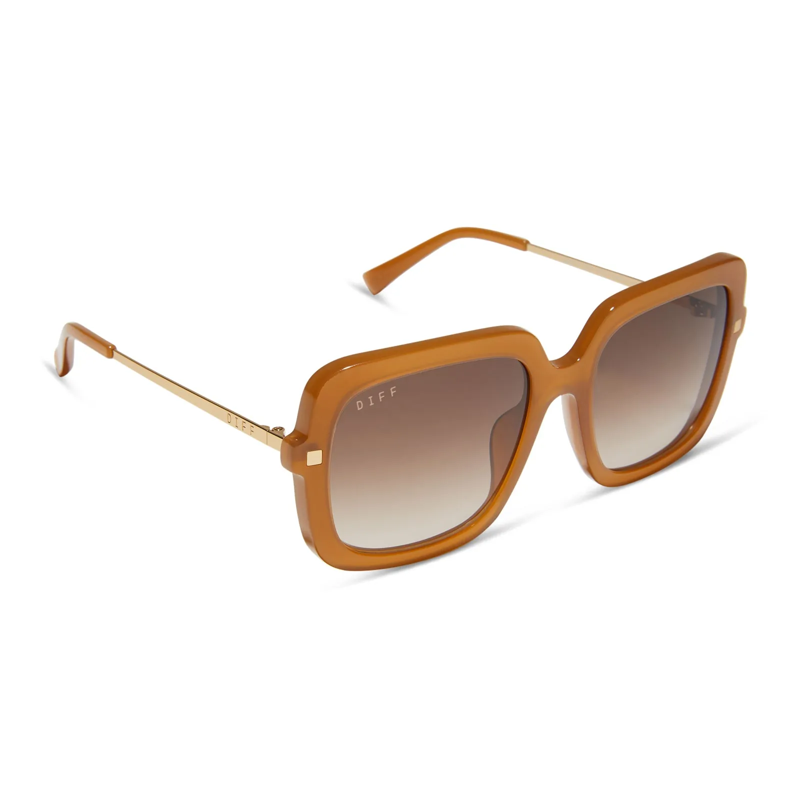 SANDRA - SALTED CARAMEL   BROWN GRADIENT SUNGLASSES