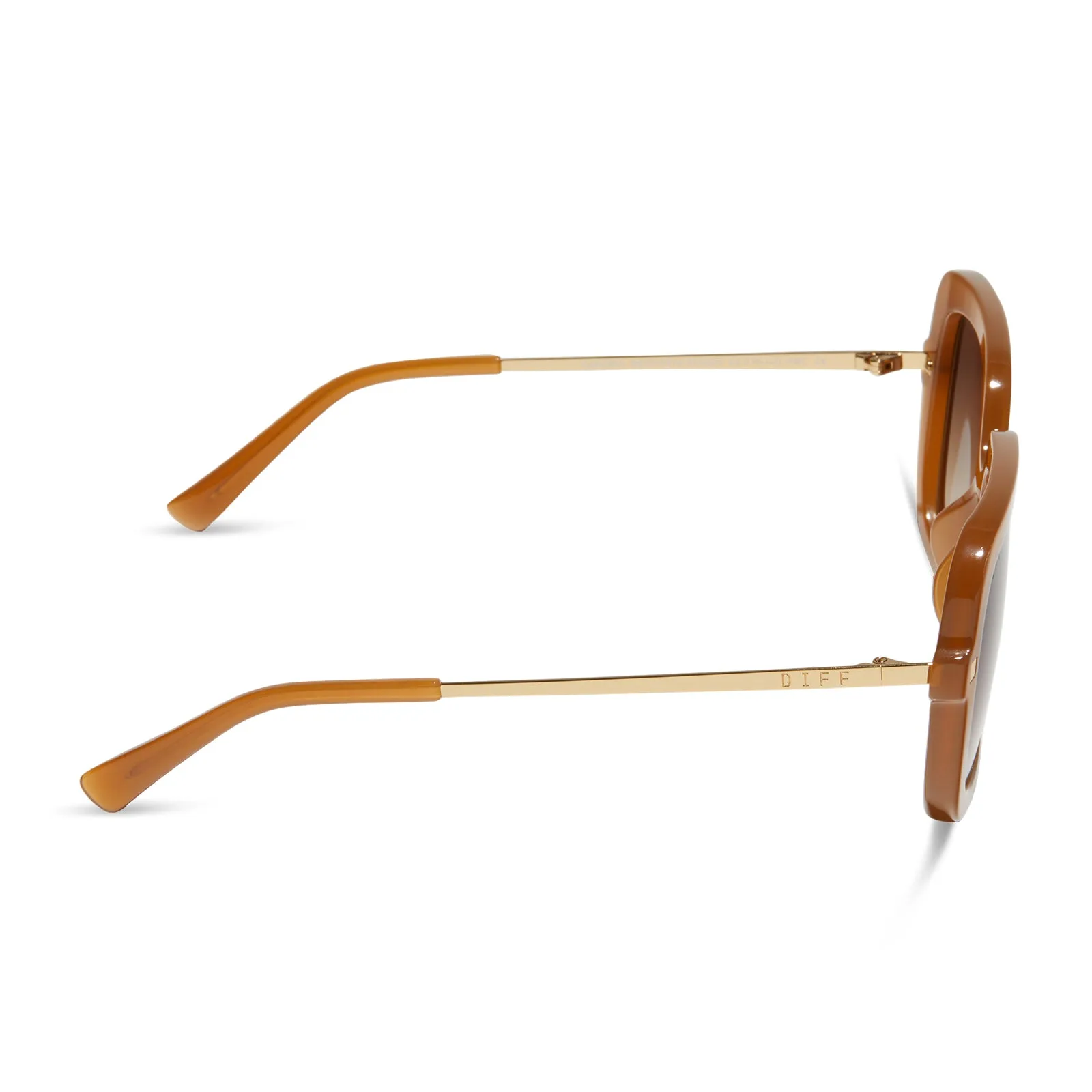 SANDRA - SALTED CARAMEL   BROWN GRADIENT SUNGLASSES