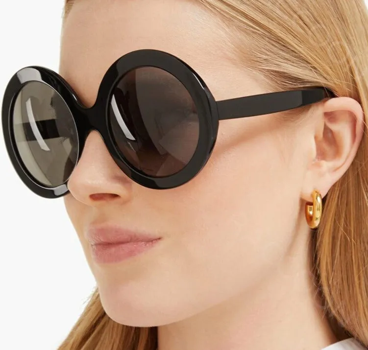 TEEK - Vintage Big Round Gradient Oversized Sunglasses