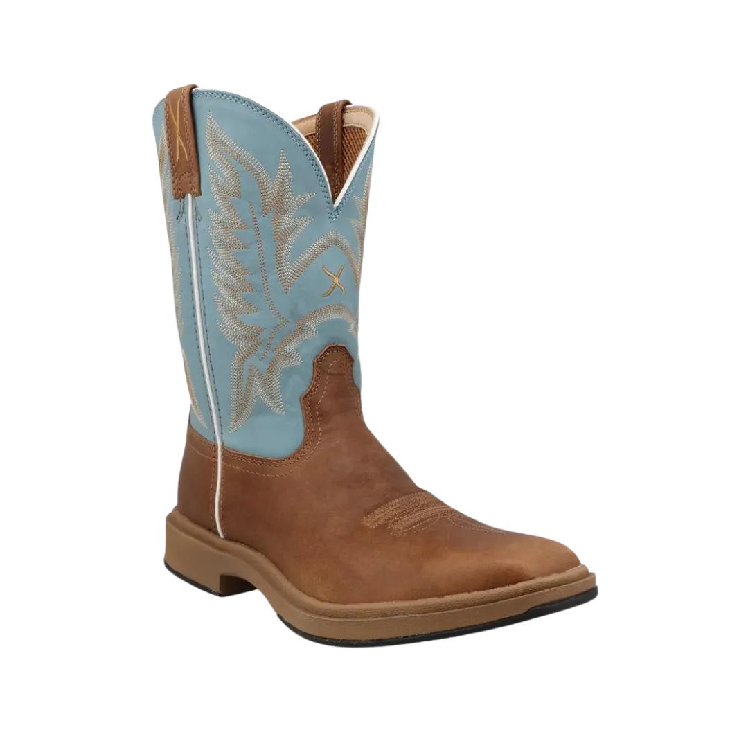 Twisted X Men's Utralite X Ginger & Sky Blue Boot