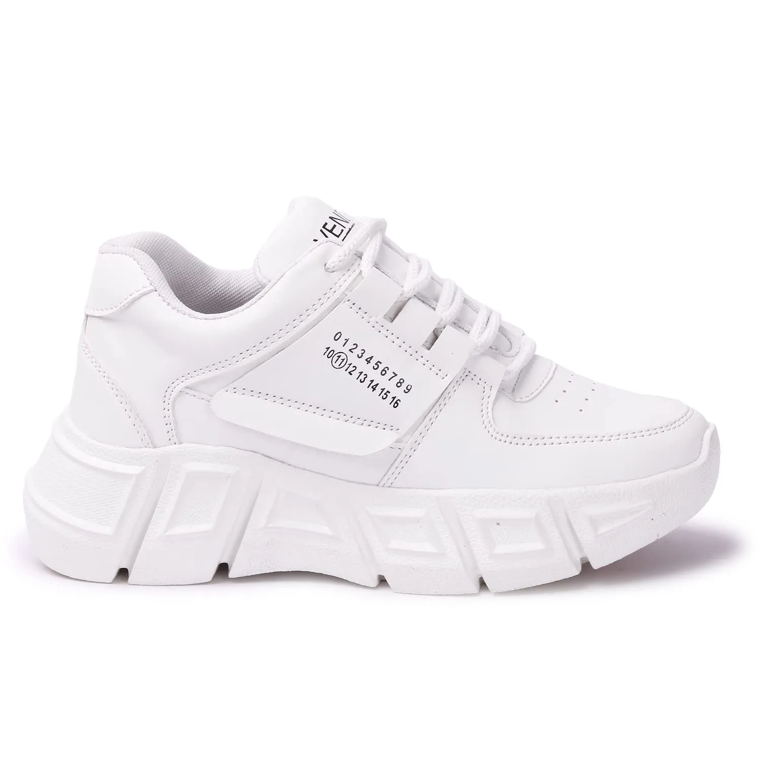 Vendoz Women White Casual Sneakers - 41 EU