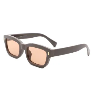 Whim -Retro Fashion Narrow Rectangular Square Sunglasses