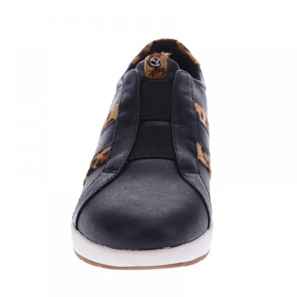 WOMEN'S REVERE BRUGES | ONYX/LEOPARD